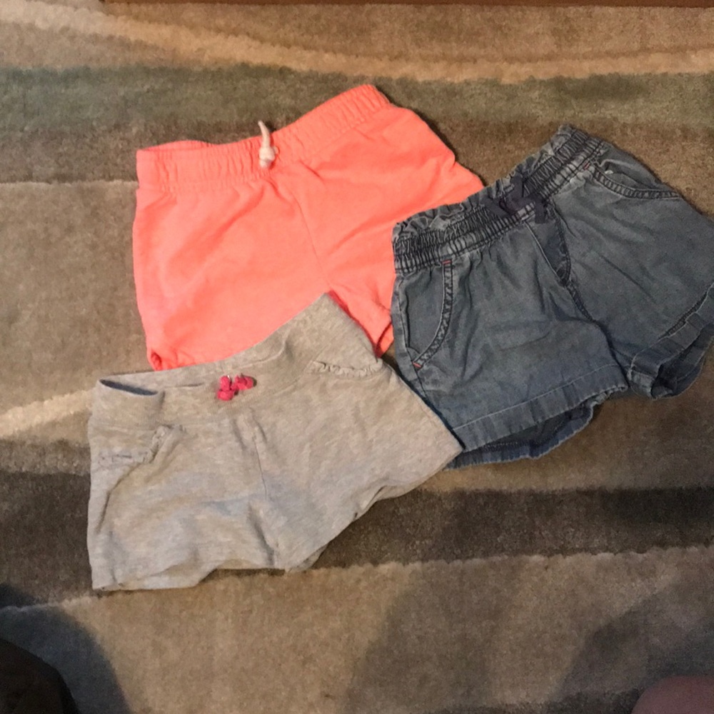 Lot of 3 Girls size 4T Shorts